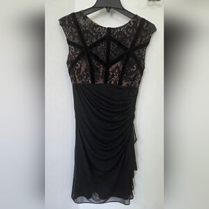 Elegant Black Lace Dress